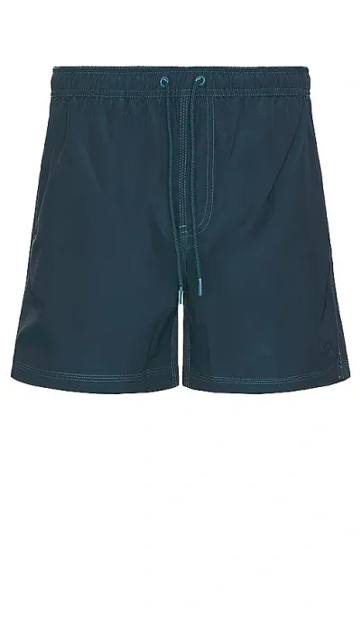 Rails La Brea Swim Short In Dark Aegean