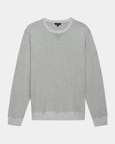 Rails Men's Burns Cotton-cashmere Sweater In Heather Grey