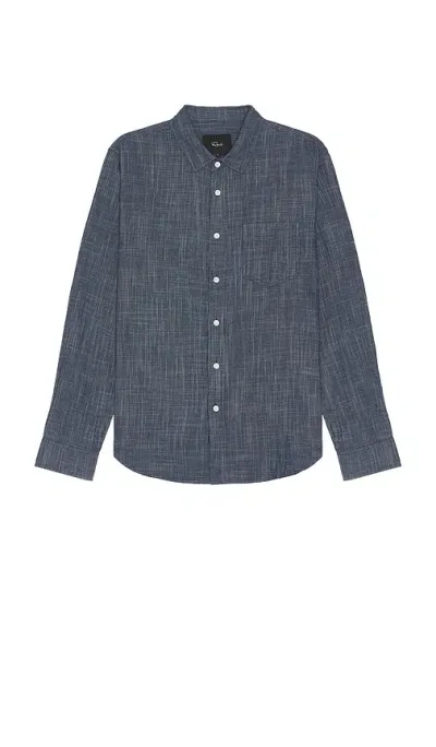 Rails Wyatt Button Down Shirt In Navy Etch