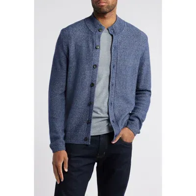 Rails Park Textured Cardigan In Peacoat