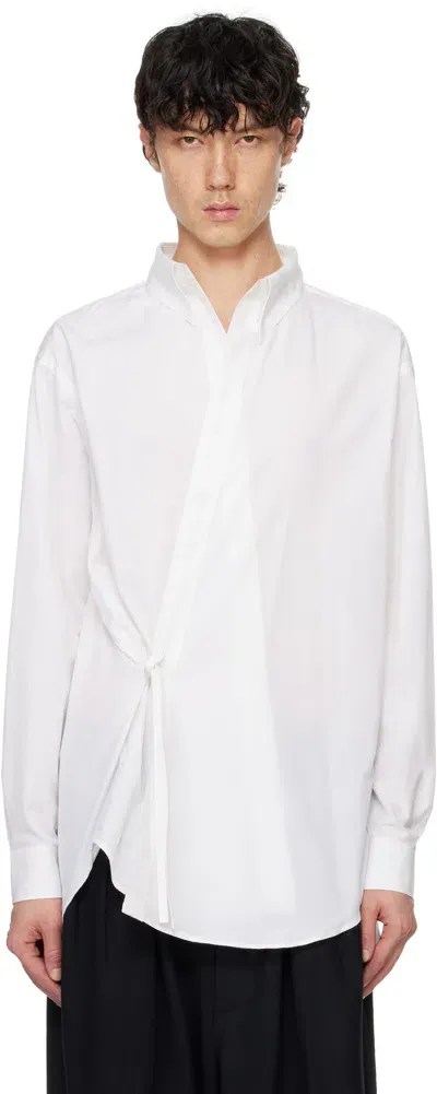 Rainmaker Kyoto White Long Point Collar Dougi Shirt