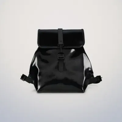 Rains Bucket Backpack In Black