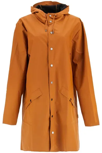 Rains .csswaterproof Long Jacket W In Orange