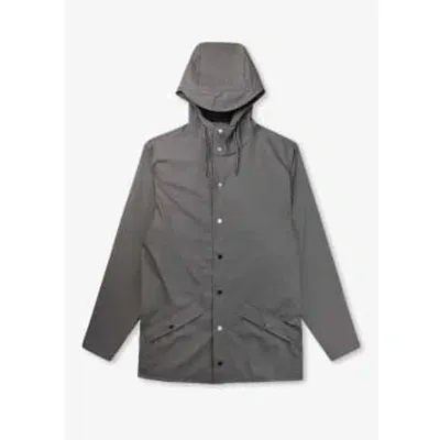 Rains Mens Jacket W3 In Grey In Grey Fabric