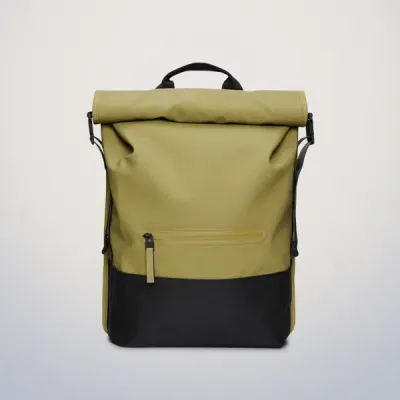 Rains Trail Rolltop Backpack In Green