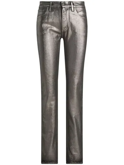 Ralph Lauren 750 Straight-leg Jeans In Silver