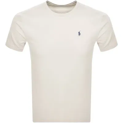 Ralph Lauren Crew Neck T Shirt Cream