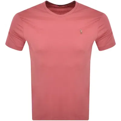 Ralph Lauren Crew Neck T Shirt Pink