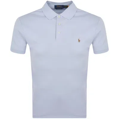 Ralph Lauren Custom Slim Fit Polo T Shirt Blue