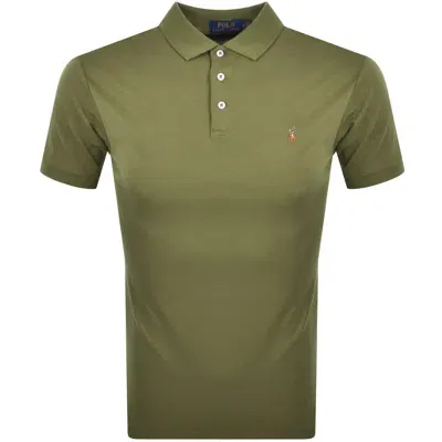 Ralph Lauren Custom Slim Fit Polo T Shirt Green