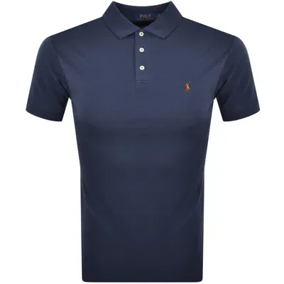 Ralph Lauren Custom Slim Fit Polo T Shirt Navy