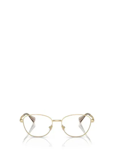 Ralph Lauren Eyeglasses In Shiny Pale Gold