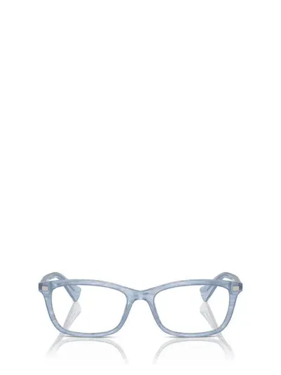 Ralph Lauren Eyeglasses In Shiny Striped Blue