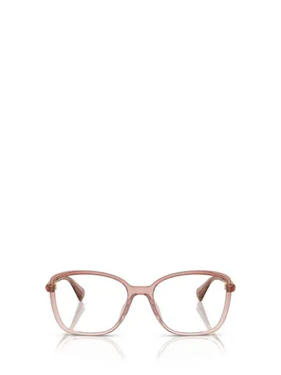 Ralph Lauren Eyeglasses In Shiny Transparent Rose