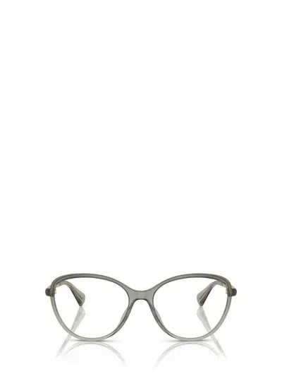 Ralph Lauren Eyeglasses In Shiny Trasparent Grey