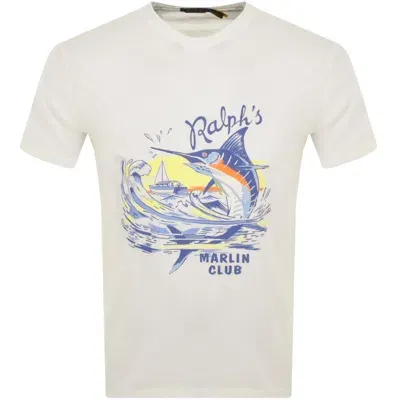 Ralph Lauren Graphic Print T Shirt White