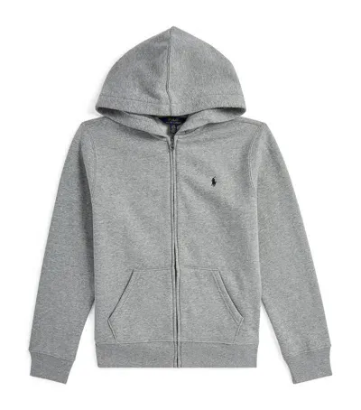 Ralph Lauren Kids' Hooded Sweater In Gray