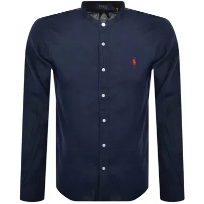 Ralph Lauren Long Sleeved Slim Fit Shirt Navy