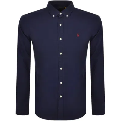 Ralph Lauren Long Sleeved Slim Fit Shirt Navy