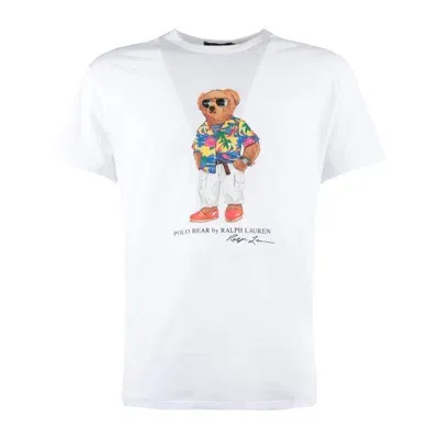 Ralph Lauren Polo Bear Jersey Classic-fit White T-shirt