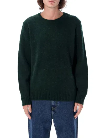 Ralph Lauren Pony Embroidered Crewneck Jumper In Green