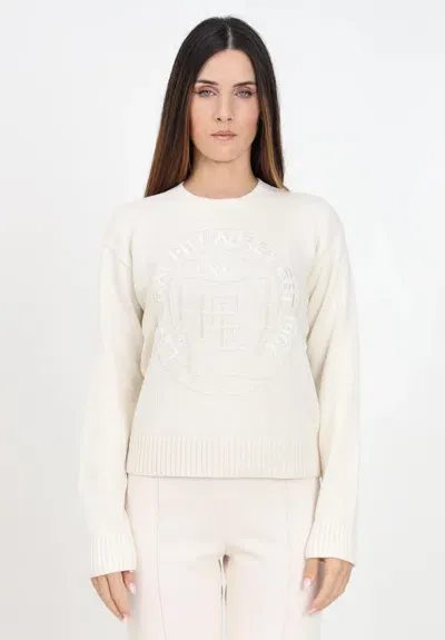 Ralph Lauren Riednee Long Sleeve Pullover In Mascarpone Cream