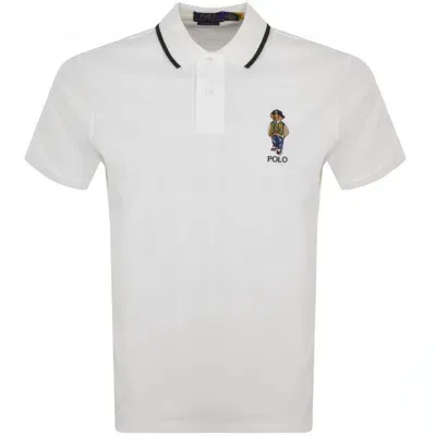 Ralph Lauren Short Sleeve Teddy Polo T Shirt White