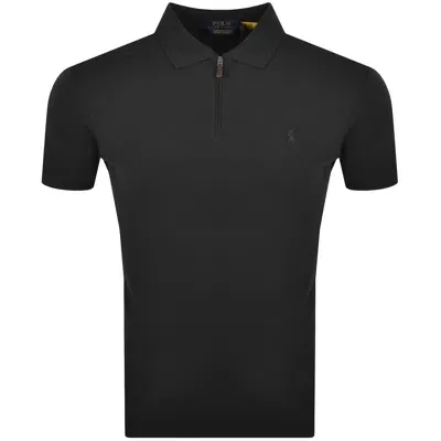 Ralph Lauren Slim Fit Polo T Shirt Black