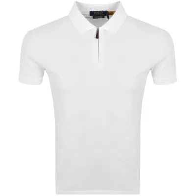 Ralph Lauren Slim Fit Polo T Shirt White