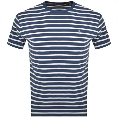 Ralph Lauren Stripe T Shirt Blue