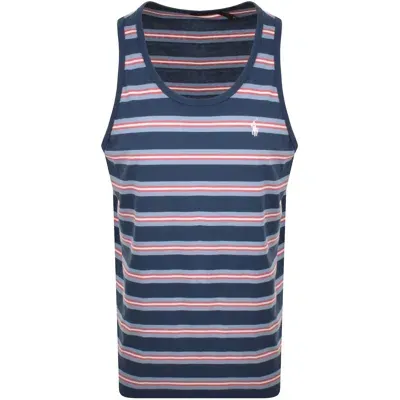 Ralph Lauren Stripe Vest Blue