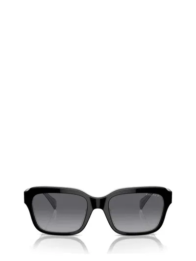 Ralph Lauren Sunglasses In Shiny Black On Opal Grey