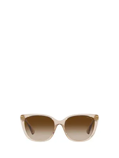 Ralph Lauren Sunglasses In Shiny Transparent Brown