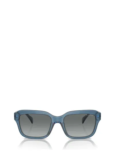 Ralph Lauren Sunglasses In Transparent Blue / Milky Light Grey