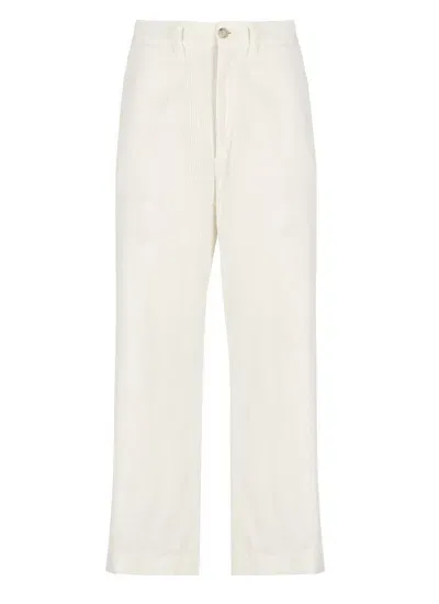 Ralph Lauren Trousers Ivory In Beige