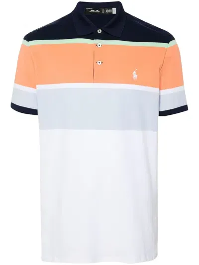 Ralph Lauren White Striped Polo Shirt