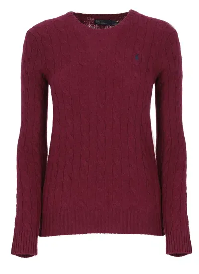 Ralph Lauren Wool Sweater In Purple