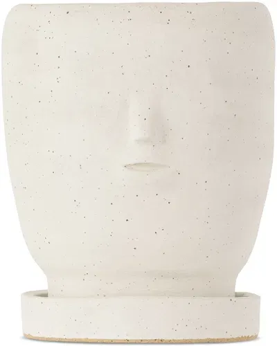 Rami Kim Studio White Footed Face Pot Set