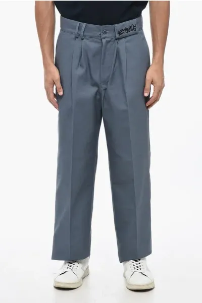 Rassvet Double Pleated Casual Pants In Blue