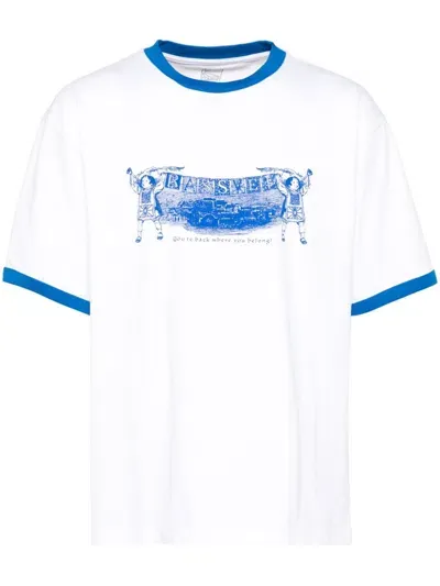 Rassvet Welcome Back Ringer T-shirt In White