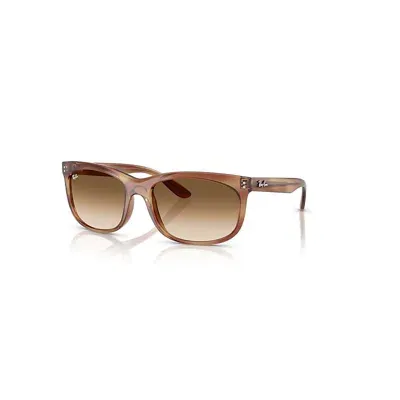 Ray Ban Balorette Sonnenbrillen Braun Gestreift Fassung Braun Glas 60-19 In Brown