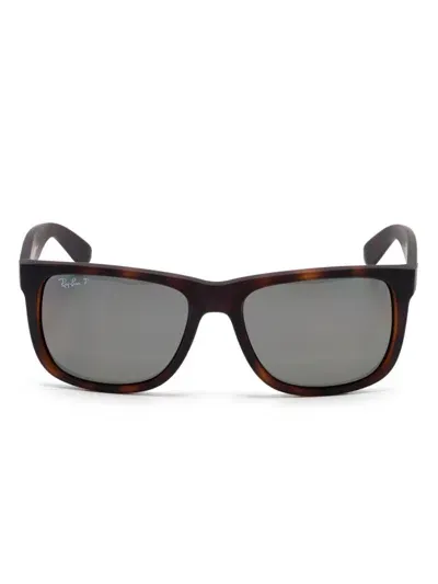 Ray Ban Justin Sunglasses In Brown