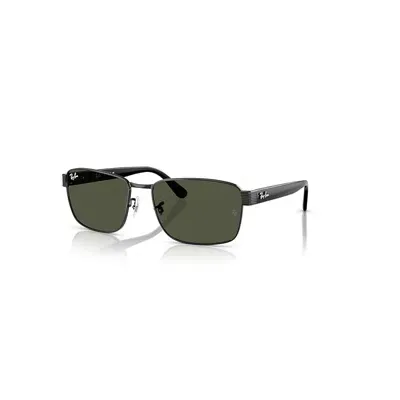 Ray Ban Rb3750 Sonnenbrillen Schwarz Fassung Grün Glas 62-18 In Green