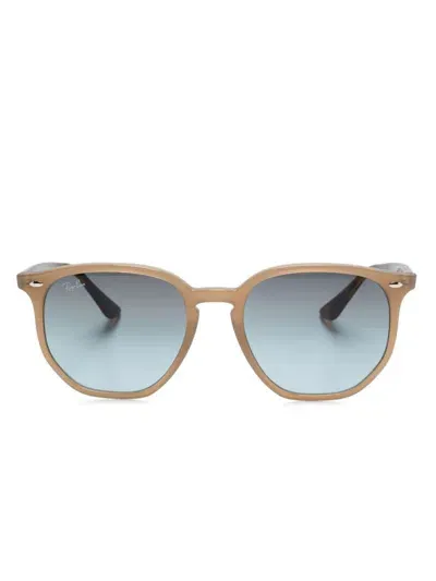 Ray Ban Square-frame Sunglasses In Brown