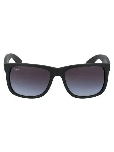 Ray Ban Squared Sunglasses 0 Rb4165 601/8 G In Black