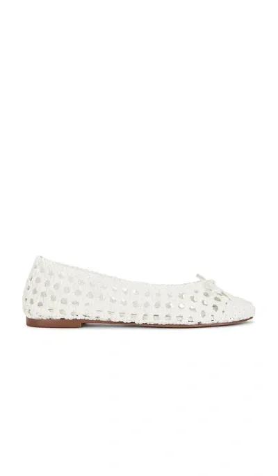 Raye Marjorie Flat In White