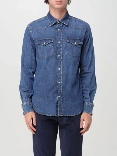 Re-hash Shirt  Men Color Blue In Blau