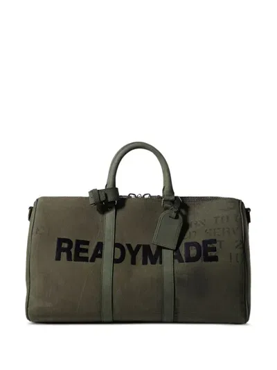 Readymade Logo-embroidered Bag In Green