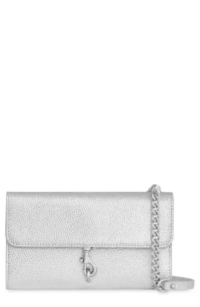 Rebecca Minkoff Megan Wallet On A Chain In Metallic