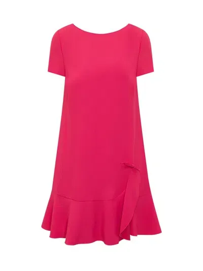 Red Valentino Dress With Neckline In Pink